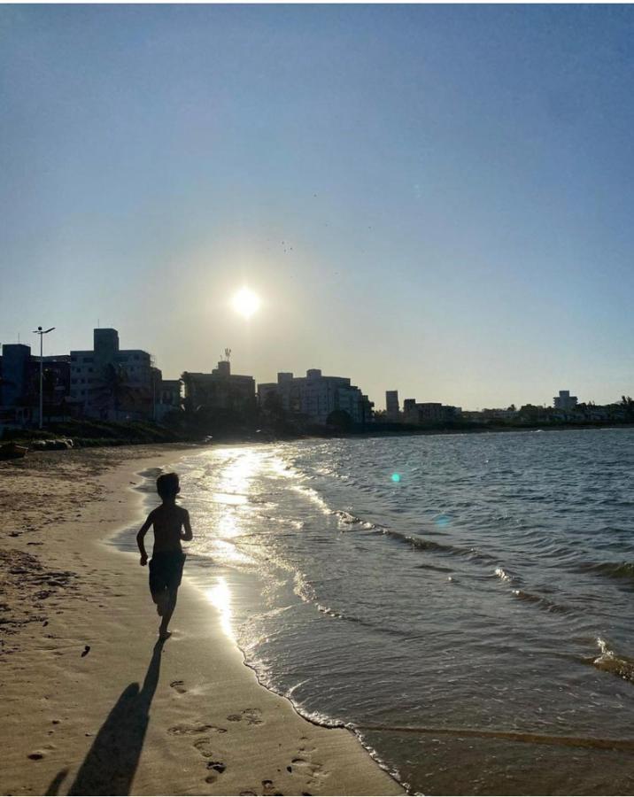 Apartamento Pe Na Areia E Aguas Tranquilas No Centro De Гуарапарі Екстер'єр фото